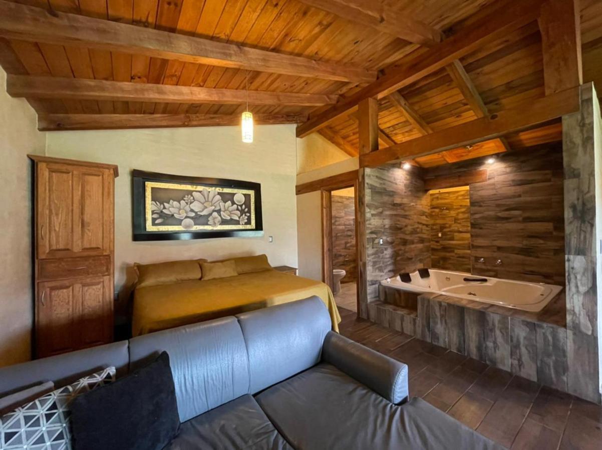 Cabanas Mazzatl Jacuzzy Mazamitla Buitenkant foto